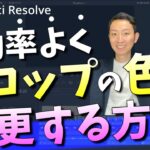 DaVinci Resolveで効率よくテロップの色やサイズを変更する方法【動画編集初心者向け】