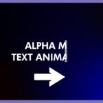 【After Effects 講座】アルファマットを使ったテキストアニメーション《動画編集初心者向け》