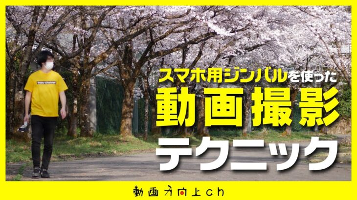 【桜を撮ろう】スマホ用ジンバルを使った動画撮影テクニック