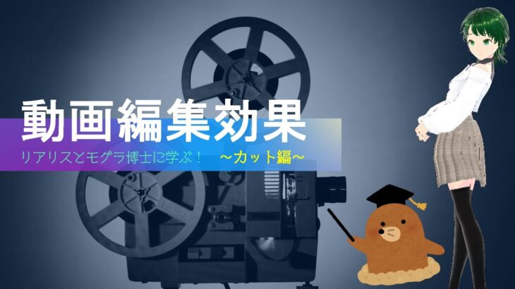 リアリスと学ぶ動画編集の効果～カット編～