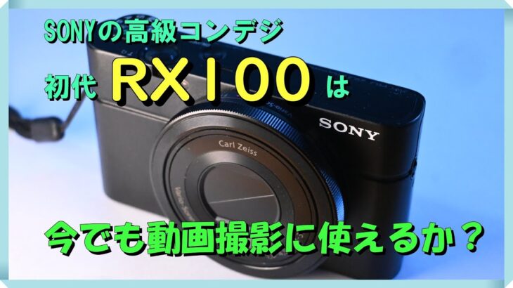 SONYの高級コンデジ 初代RX100は今でも動画撮影に使えるか？