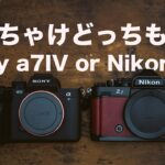 【Sony a7IV or Nikon Zf】今、おすすめのフルサイズカメラは？