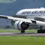 JAL  Boeing 767-300  SONY 一眼レフ600mm 望遠レンズ動画撮影　阿蘇熊本空港　空港反対側から撮影　未公開映像　2024年8月12日