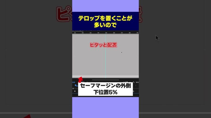 【初心者向け】作業効率が上がるガイドの活用方法【プレミアプロの使い方】